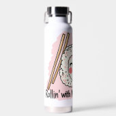 🍣 Rollin' with My Besties 🥢 Trinkflasche (Vorne)