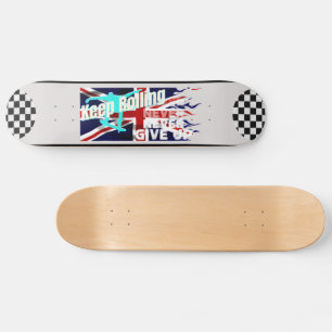 Rolling behalten - niemals aufgeben - Skateboardde Skateboard