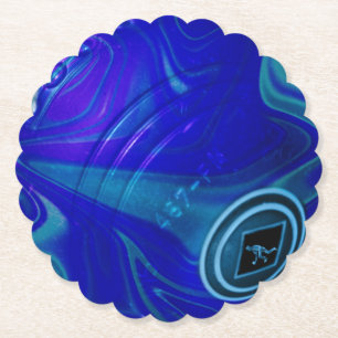 Rolling Blue: Das klassische Rasenspiel Untersetzer