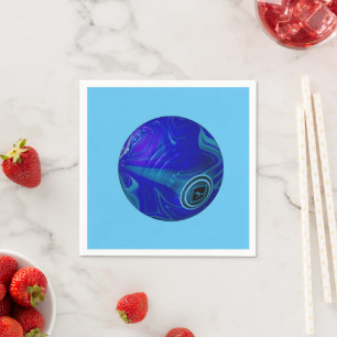 Rolling Blue: Die klassische Rasenschale Serviette