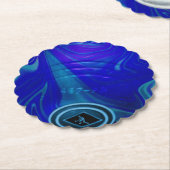Rolling Blue: Die klassische Rasenschale Untersetzer (angewinkelt)