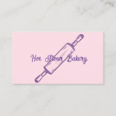 Rolling-Button-Backenkarte Visitenkarte (Vorderseite)