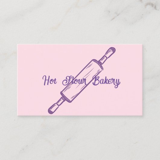 Rolling-Button-Backenkarte Visitenkarte (Vorderseite)