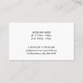 Rolling Button Whisk | Backen Visitenkarte (Rückseite)