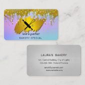 Rolling Button Whisk Bäckerei Konditorei Catering Visitenkarte (Vorne/Hinten)