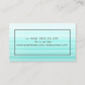 Rolling Button Whisk Stripe Ombre Bäckerei Visitenkarte (Rückseite)