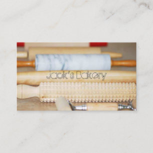 Rolling Buttons Bakery Business Card Visitenkarte