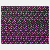 Rolling Eyes Fleece Blanket (Vorderseite (Horizontal))