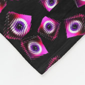 Rolling Eyes Fleece Blanket (Ecke)