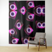 Rolling Eyes Tapestry 88" x 104" Wandteppich (Beispiel)