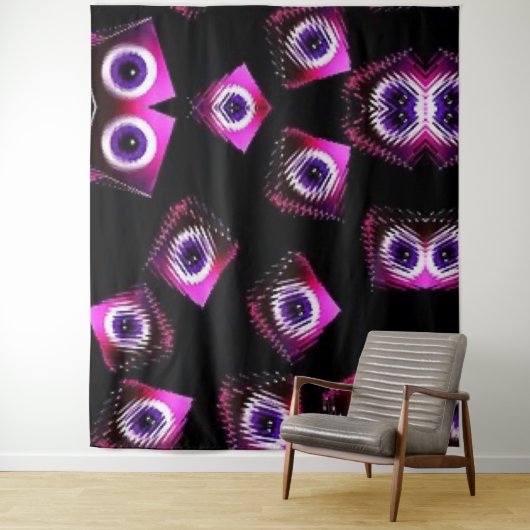 Rolling Eyes Tapestry 88" x 104" Wandteppich (Beispiel)