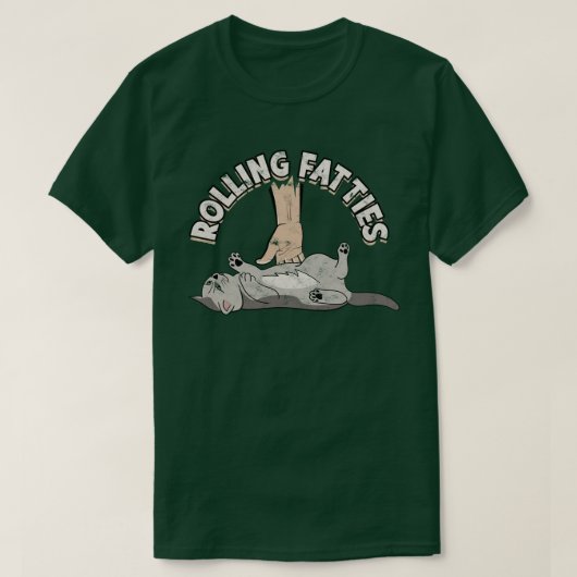 Rolling Fatties Cat TShirt (Design vorne)