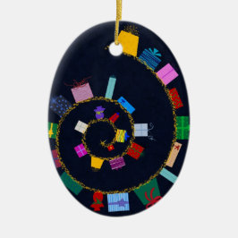 Rolling Gift Rope Ornament