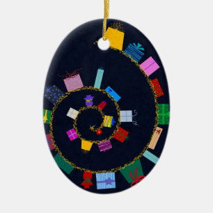 Rolling Gift Rope Ornament