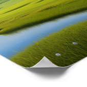 Rolling Green Hills Poster (Ecke)