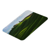 Rolling Hill in der Nähe von Asciano, Toskana Magnet (Linke Seite)