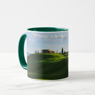 Rolling Hill in der Nähe von Asciano, Toskana Tasse