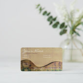 Rolling Hills Business Card Visitenkarte (Stehend Vorderseite)