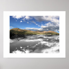 Rolling Hills Colorado Reflection Photography Poster