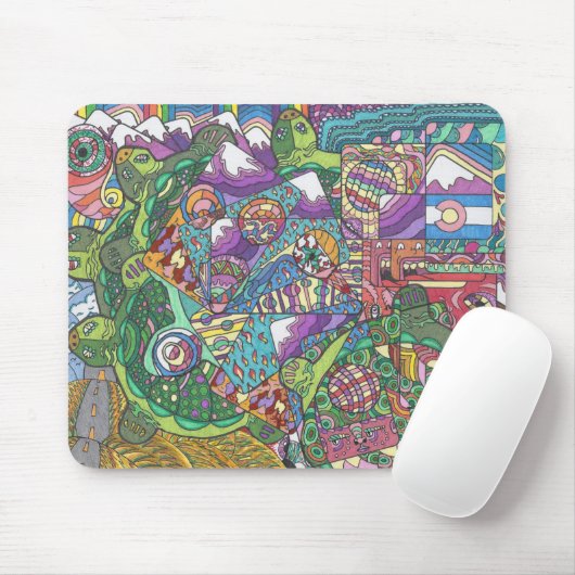 Rolling Hills der Schildkröten Mousepad (Mit Mouse)