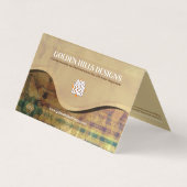 Rolling Hills Falted Business Card Visitenkarten (Vorderseite)