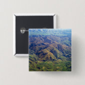 Rolling Hills in Süden-Region von Neuseeland Button (Vorne & Hinten)