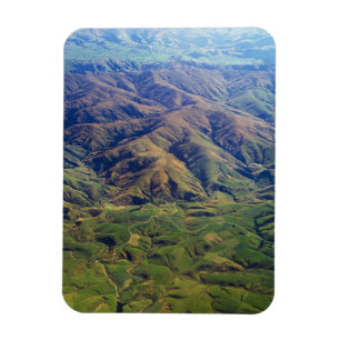 Rolling Hills in Süden-Region von Neuseeland Magnet