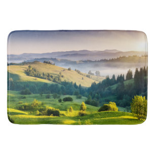 Rolling Hills Landschaftsfoto Badematte