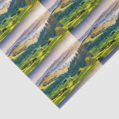 Rolling Hills Landschaftsfoto-Muster Seidenpapier (Ausschnitt)