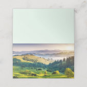 Rolling Hills Landschaftsfoto Platzkarte (Außenseite Aufgefaltet)