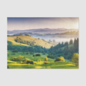 Rolling Hills Landschaftsnaturfoto Seidenpapier (Vorderseite)