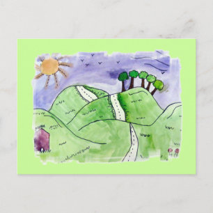 Rolling Hills Postkarte