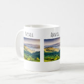 Rolling Hills Scenic Nature Foto Kaffeetasse (Vorderseite Links)