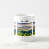 Rolling Hills Scenic Nature Foto Kaffeetasse (Mittel)