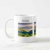 Rolling Hills Scenic Nature Foto Kaffeetasse (Links)