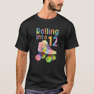 Rolling in 12 Coole 12. Geburtstagsrollen-Skaten T-Shirt