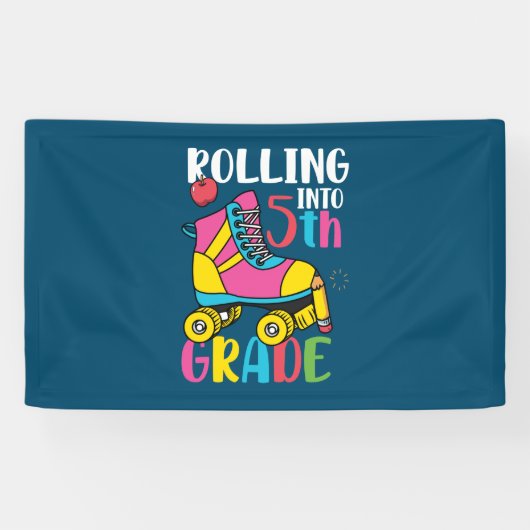 Rolling in 5. Klasse Banner (Horizontal)