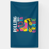 Rolling in 5. Klasse Banner (Vertikal)