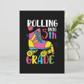 Rolling in 5. Klasse Einladung (Stehend Vorderseite)