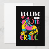Rolling in 5. Klasse Einladung (Vorne/Hinten)
