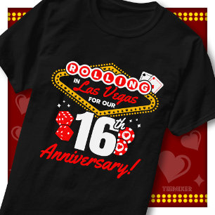 Rolling In Las Vegas 16. Jubiläums-Paartrip T-Shirt