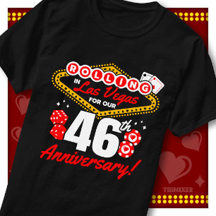 Rolling In Las Vegas 46. Jubiläums-Paartrip T-Shirt