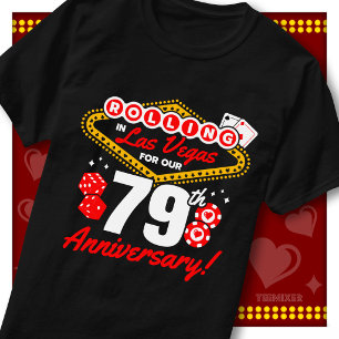 Rolling In Las Vegas 79. Jubiläums-Paarreise T-Shirt