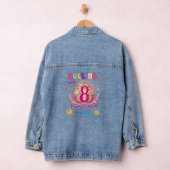 Rolling in Skate Roller Birthday Girl Matching Jeansjacke (Hangar)