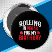Rolling in Vegas - Vegas Birthday Squad Button