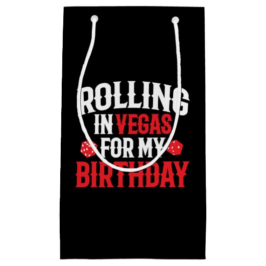 Rolling in Vegas - Vegas Birthday Squad Kleine Geschenktüte (Vorderseite)