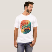 Rolling Into 2026 Retro Skate T-Shirt (Vorne ganz)