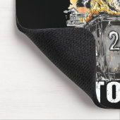 Rolling Into 2026 Trash Racoon Funny New Years Eve Mousepad (Ecke)