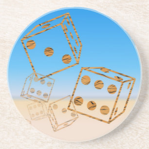 Rolling on Beach Untersetzer