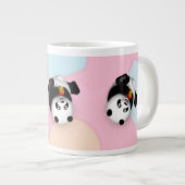 Rolling Panda Jumbo Tasse (Vorderseite Rechts)